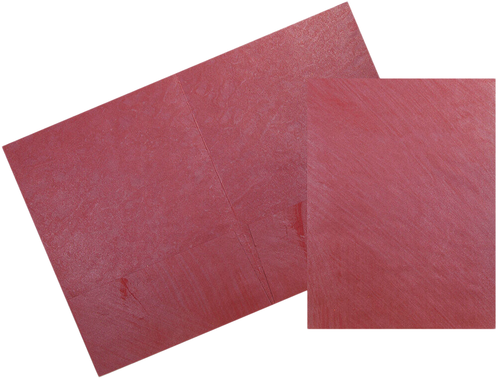 Red Metallic 9 x 12 Handmade Folders