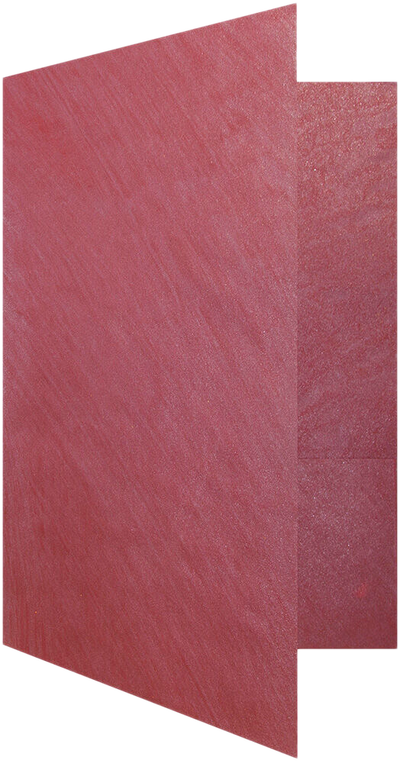Red Metallic 9 x 12 Handmade Folders