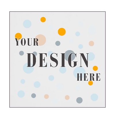 White 100lb 5 x 5 Square Foldover Cards