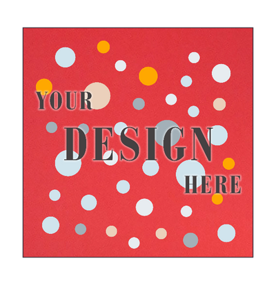Ruby Red 100lb 5 x 5 Square Foldover Cards