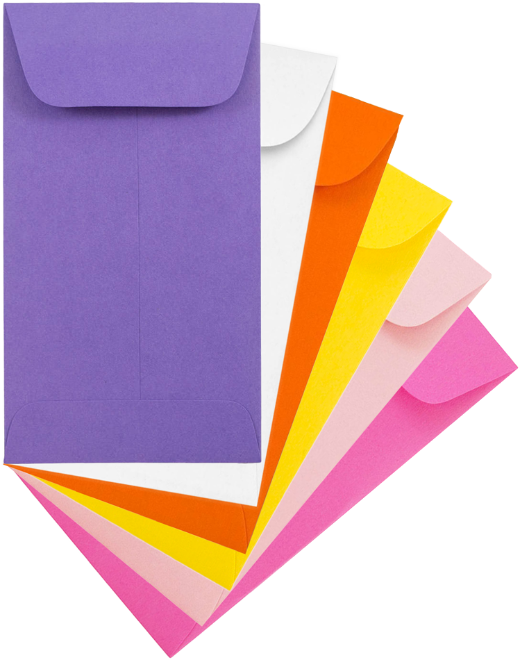 Assorted Fashion #5 1/2 Coin Envelope (3 1/8 x 5 1/2) - 150 Pack