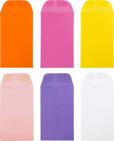 Assorted Fashion #5 1/2 Coin Envelope (3 1/8 x 5 1/2) - 150 Pack