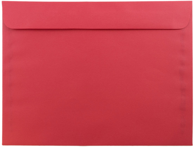 Red 24lb 9 x 12 Booklet Envelopes