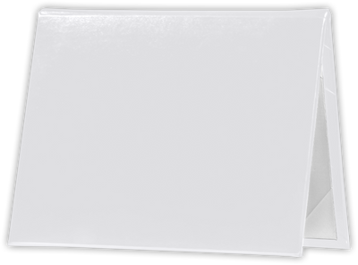 10 1/2 x 12 1/2 Landscape Padded Diploma Covers (Holds 10 x 12 Document) - White