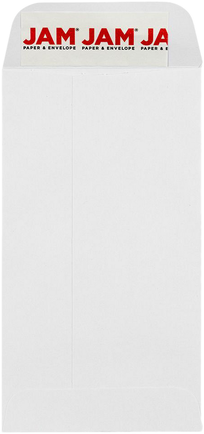 White 28lb #5 Coin Envelopes (2 7/8 x 5 1/4) with Peel & Seal