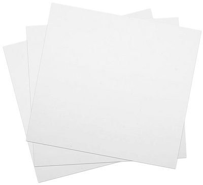 Bright White 100lb 5 x 5 Square Blank Note Cards