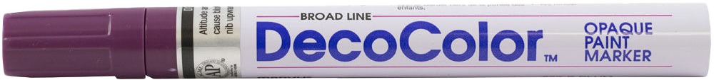 Plum Broad Line Opaque Paint Marker
