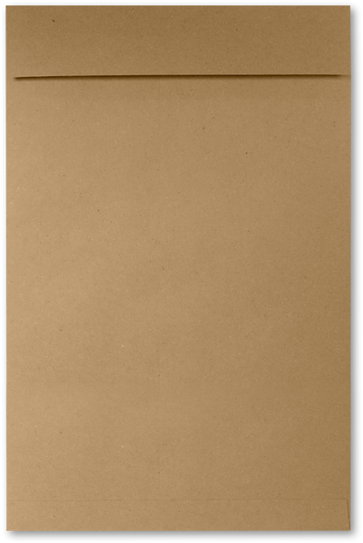 Brown Kraft 130lb 9 1/2 x 14 1/2 Photo Mailer Envelopeswith Zip Stick & Peel & Seal