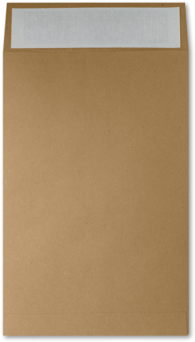 Brown Kraft 130lb 9 1/2 x 14 1/2 Photo Mailer Envelopeswith Zip Stick & Peel & Seal