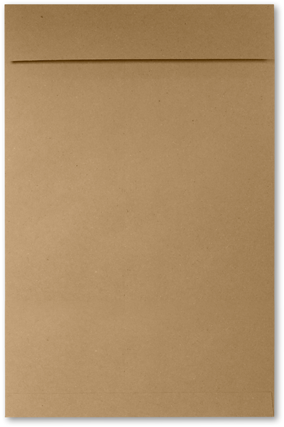 Brown Kraft 130lb 10 1/2 x 16 Photo Mailer Envelopes with Zip Stick & Peel & Seal