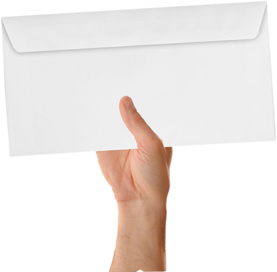 White 24lb 6 x 11 3/8 Machine Insertable Booklet