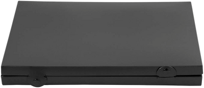 Black 11 x 13 x 1 1/2 Plastic Portfolios with Snap