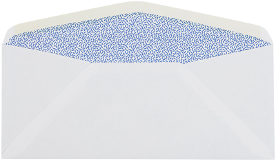 White with Security Tint 24lb #8 5/8 Window Envelopes (3 5/8 x 8 3/4)