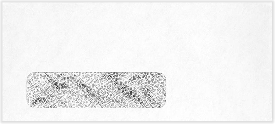 White with Security Tint 24lb #9 Window Envelopes (3 7/8 x 8 7/8)