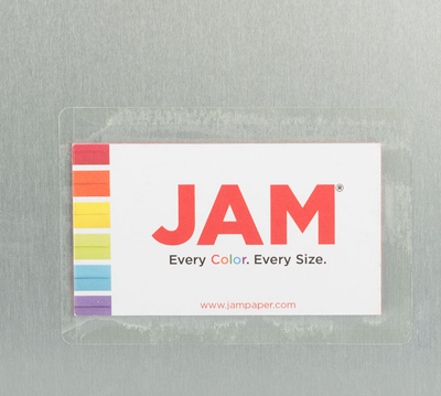 Clear Self-Adhesive Business Card Holders (2 x 3 1/2)
