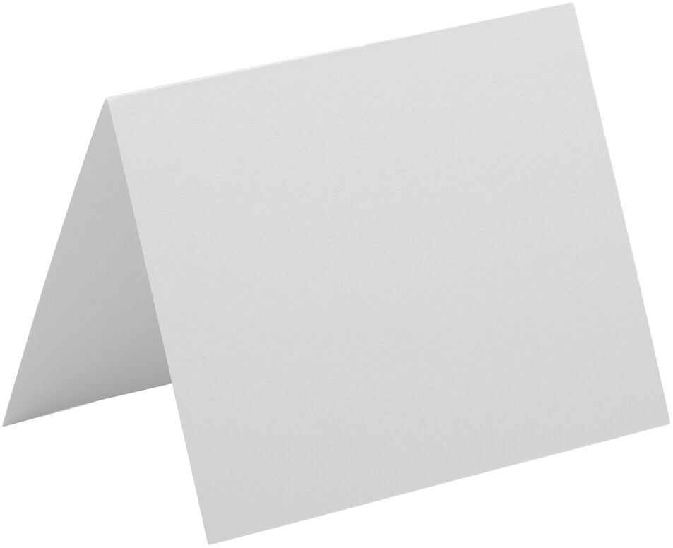 White 65lb A2 Foldover Cards (4 3/8 x 5 7/16)