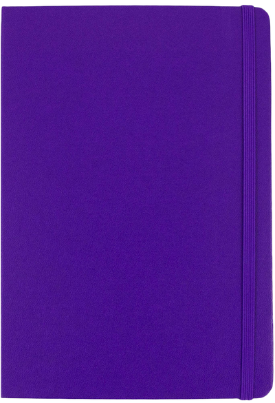 Plum Purple Large 5 7/8 x 8 1/2 Notebooks (70 Dotted Pages)