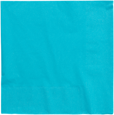 Sea Blue 6 1/2 x 6 1/2 3-Ply Lunch Napkins