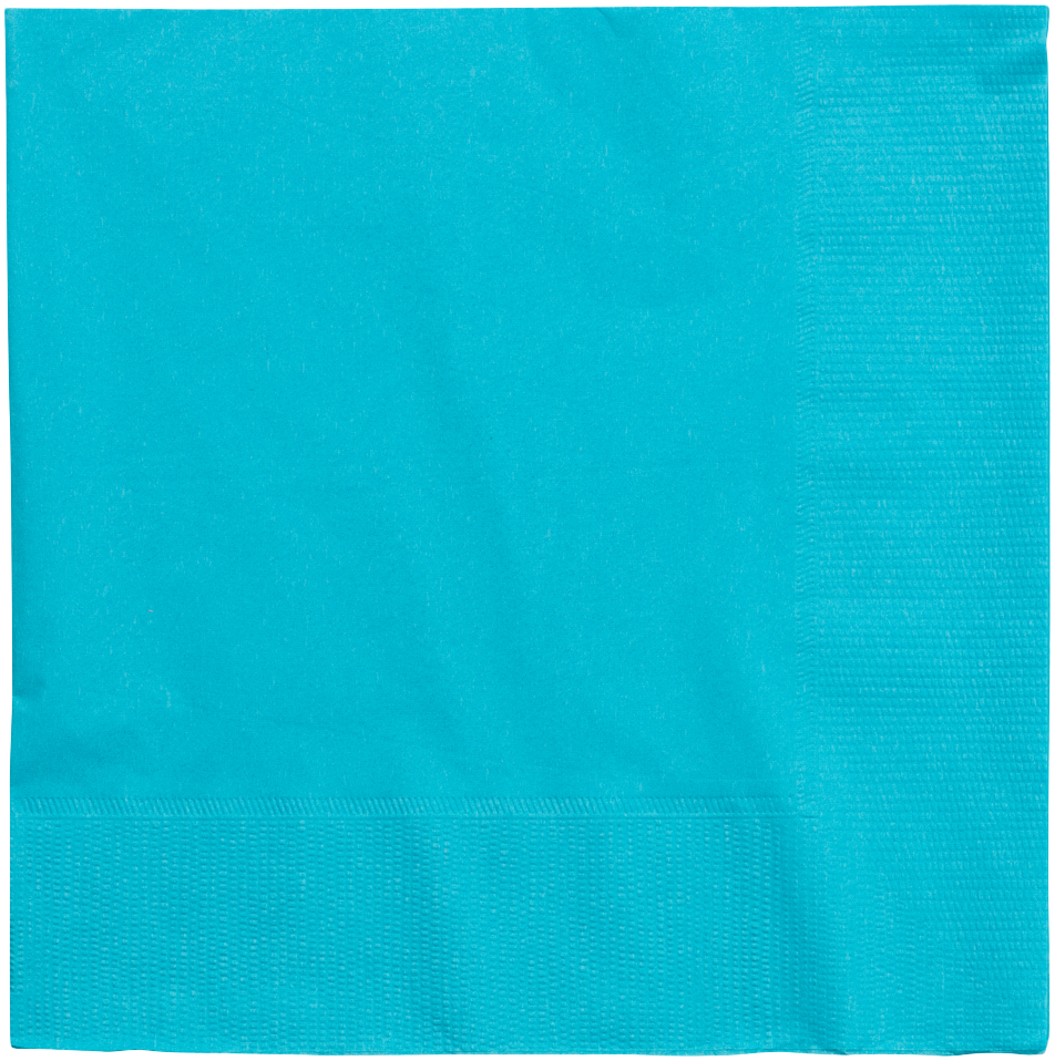 Sea Blue 6 1/2 x 6 1/2 3-Ply Lunch Napkins