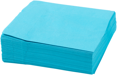 Sea Blue 6 1/2 x 6 1/2 3-Ply Lunch Napkins