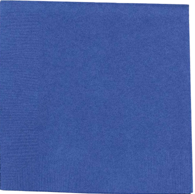 Blue 6 1/2 x 6 1/2 3-Ply Lunch Napkins
