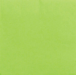 Lime Green 6 1/2 x 6 1/2 3-Ply Lunch Napkins