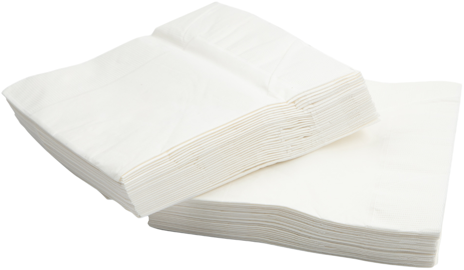 White 6 1/2 x 6 1/2 3-Ply Lunch Napkins