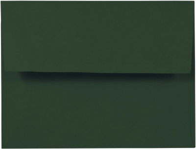 Dark Green 28lb A2 Invitation Envelopes (4 3/8 x 5 3/4)