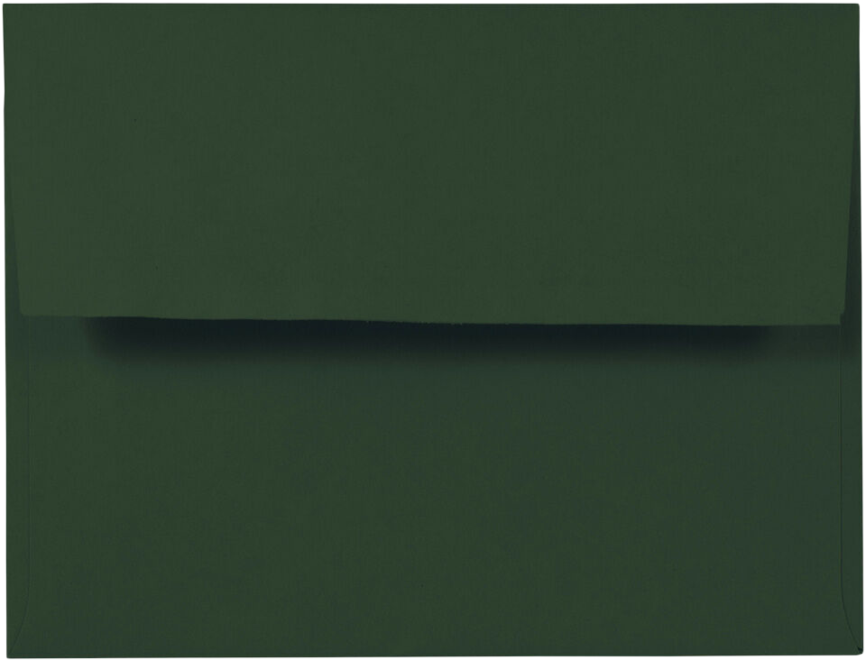 Dark Green 28lb A2 Invitation Envelopes (4 3/8 x 5 3/4)