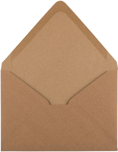 Grocery Bag 28lb A7 Contour Flap Envelopes (5 1/4 x 7 1/4)