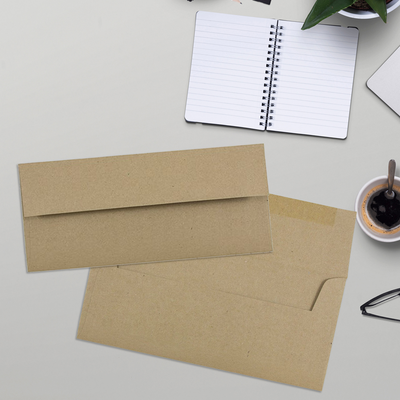 Grocery Bag 28lb #10 Square Flap Envelopes (4 1/8 x 9 1/2)