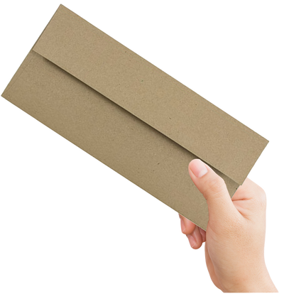 Grocery Bag 28lb #10 Square Flap Envelopes (4 1/8 x 9 1/2)