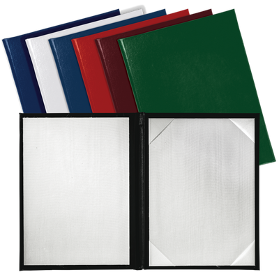 6 1/2 x 8 1/2 Landscape Padded Diploma Covers (Holds 6 x 8 Document) - Royal Blue