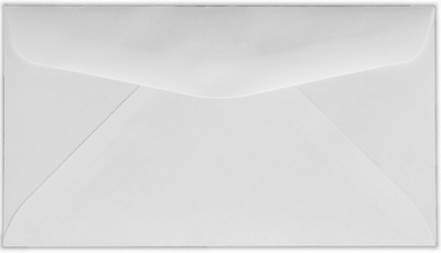 White with Security Tint 24lb #6 3/4 Window Envelopes (3 5/8 x 6 1/2)