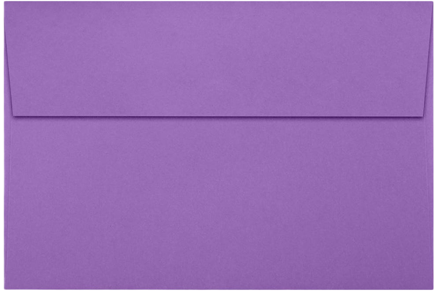 Assorted Darks 28lb A8 Invitation Envelopes (5 1/2 x 8 1/8) - 125 Pack