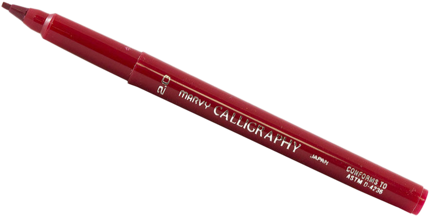 Red Calligraphy Pen 2.0