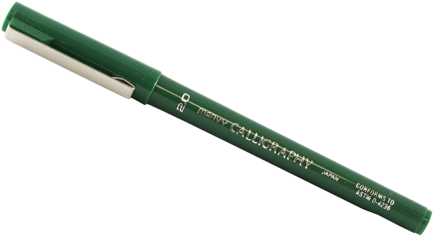 Green Calligraphy Pen 2.0