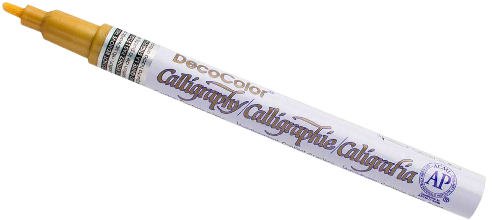 Gold Calligraphy Opaque Paint Marker