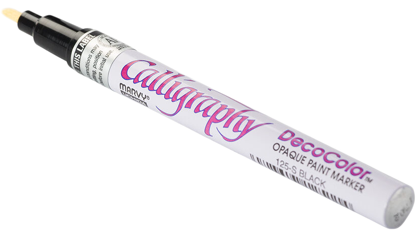 Black Calligraphy Opaque Paint Marker