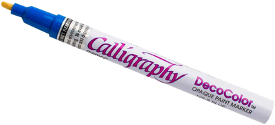 Blue Calligraphy Opaque Paint Marker