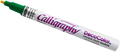 Green Calligraphy Opaque Paint Marker