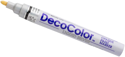Silver Broad Line Opaque Paint Marker