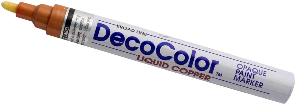 Copper Broad Line Opaque Paint Marker