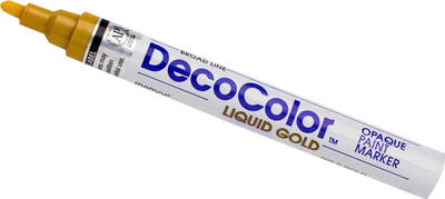 Gold Broad Line Opaque Paint Marker