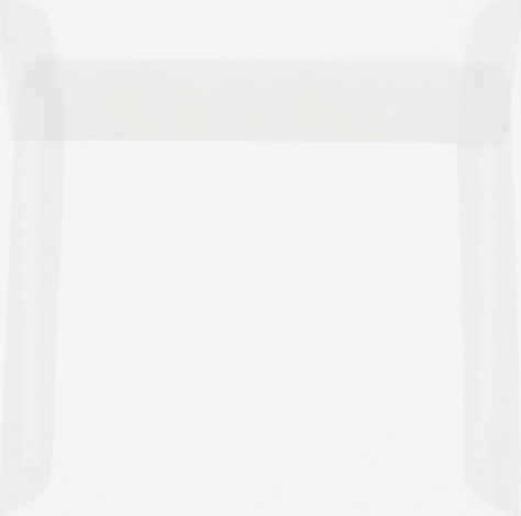 Clear Translucent 30lb 6 1/2 x 6 1/2 Square Envelopes
