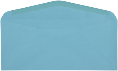 Pastel Blue 24lb #10 Regular Envelopes (4 1/8 x 9 1/2)