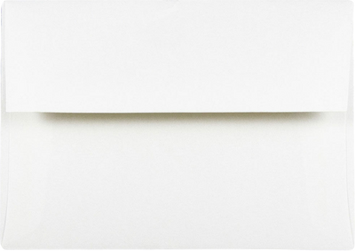 White 28lb Strathmore A2 Invitation Premium Envelopes (4 3/8 x 5 3/4)