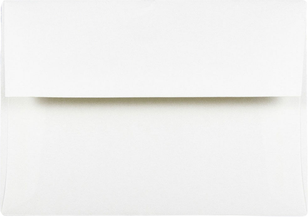 White 28lb Strathmore A2 Invitation Premium Envelopes (4 3/8 x 5 3/4)