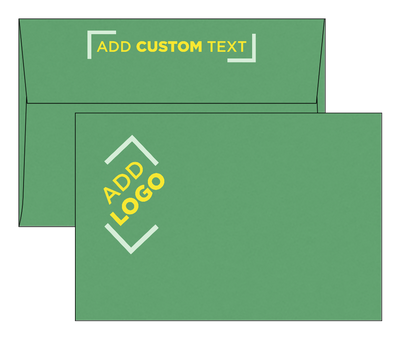 Holiday Green 32lb A8 Invitation Envelopes (5 1/2 x 8 1/8) with Peel & Seal