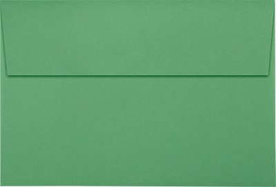 Holiday Green 32lb A8 Invitation Envelopes (5 1/2 x 8 1/8) with Peel & Seal